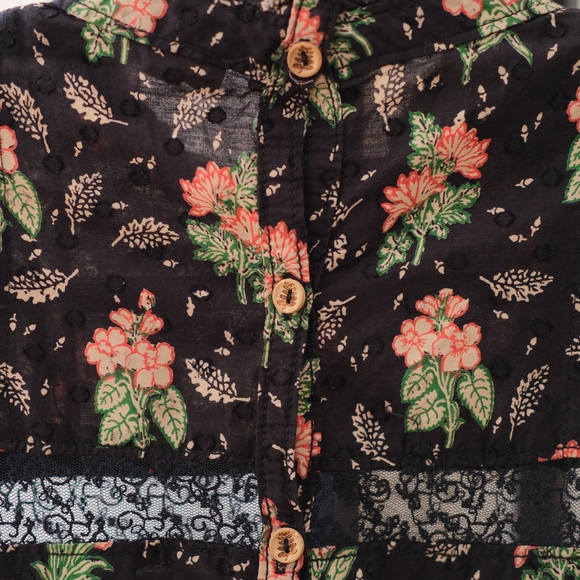 Anthropoligie Pilcro Long-Sleeve Mock-Neck Swing Mini Dress - Picture 6 of 7